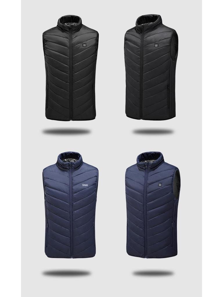 Graphene Heated Vest: Rechargeable, Unisex, Padded Electric Outerwear