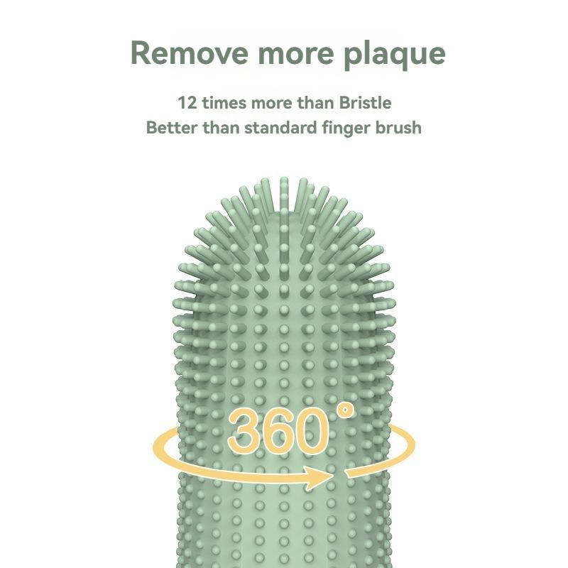 Weiche Silikagel-Zahnbürste für Hunde, anwendbar für Tierhandlungen, Fingerzahnbürste für Hunde, Zahnbelag-Pflegewerkzeuge, Zubehör