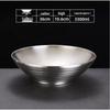 JingJingRS 304 Stainless Steel Gold-Plated Noodle Bowl