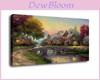Elegant Cobblestone Bridge Wall Decor Exquisite Landscape Oil Painting Print On Canvas