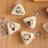 50 Pezzi Cartoni Animati Giapponesi Carini Per Sacchetto Confezionamento Palla di Riso Triangolare Sacchetto per Onigiri Sushi con Nori Stampo per Preparare Sushi Accessorio Bento