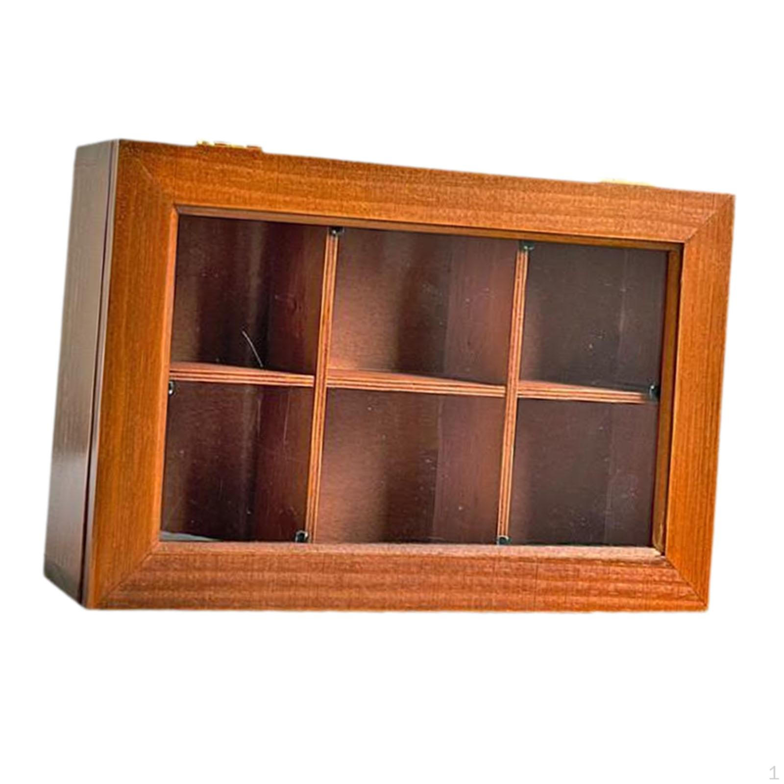 

Коробка для хранения мелочей из массива дерева Деревянная Чайная Декоративная с крышкой Шкатулка для украшений Контейнер для женщины Clear Type