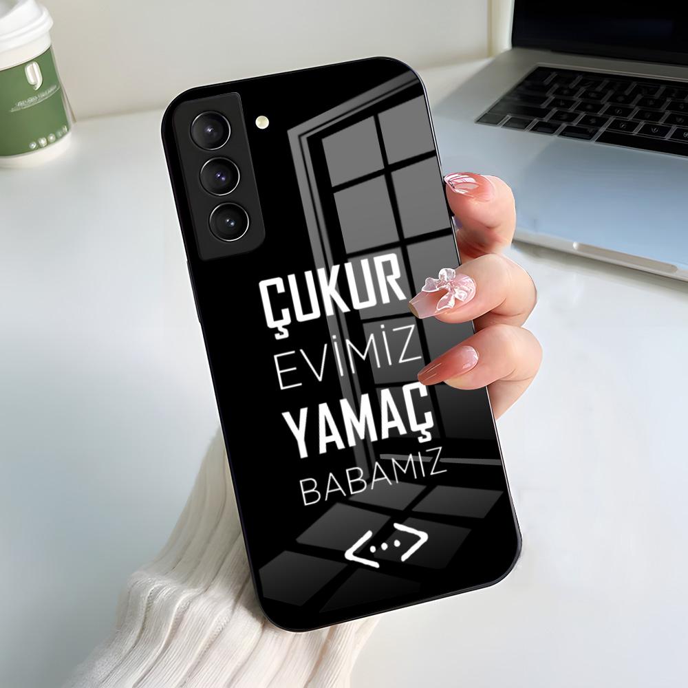 

Чехол для телефона C-Cuku из сериала для Samsung A56 A36 A26 A16 A15 A25 A35 A55 A14 A34 A24 A54 Стеклянный чехол Samsung A22 5G
