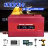 1000W LCD Display Car Power Inverter Converter Charger  USB Voltage Transformer Modified Sine Wave Inverter 20 * 9.5 * 5.5cm