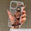 Three calves for apple 16pro mobile phone case iPhone15pro transparent 14/13/12 airbag 11 Europe and America