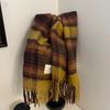 Winter new high-end wind warm scarf soft men's women's universal scarf women's winter