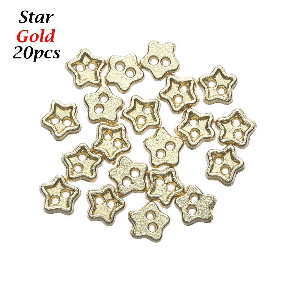 Style DIY Sewing Material Doll Clothes Buckles Metal Buckle Dolls Clothing Accessories Mini Buttons