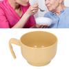 Spill Proof Suction Bowl with Handle Prevent Scald Skid Resistant Easy Feeding for The Elderly