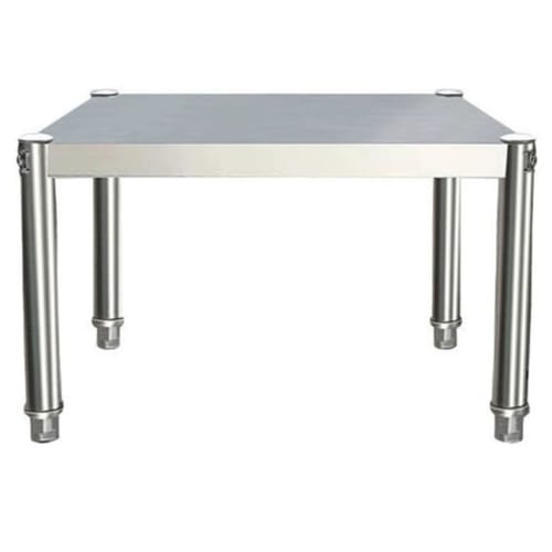 

Stainless Steel Single-Tier Kitchen Storage Shelf  Rice Cooker and Microwave Compatible, 40cm High, Adjustable Width and Depth, Rust-Resistant, Space