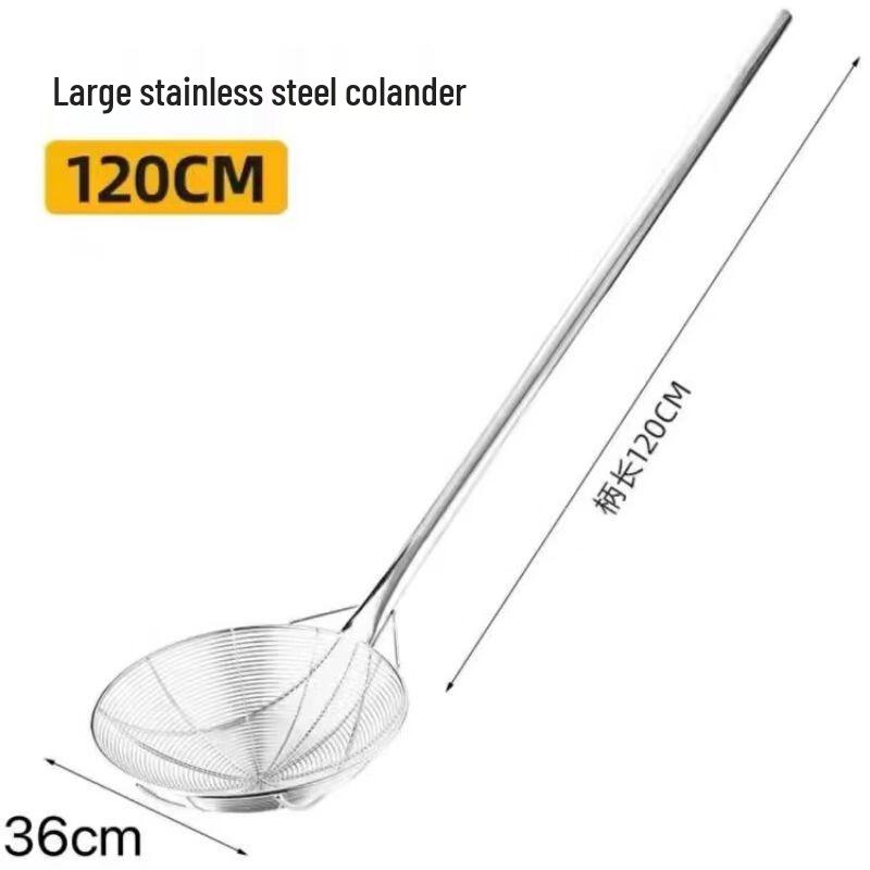 Edelstahl Schöpfkelle mit langem Griff