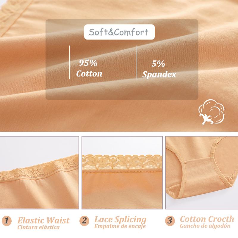 3PCS/Set S-XXL Women Sexy Cotton Panties Underwear Female Underpants Woman Briefs Cotton Pantys Girl Intimates Lingerie