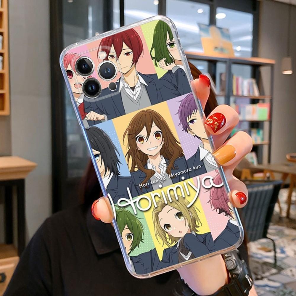 Anime Horimiya Phone Case For iPhone 15 14 11 12 13 Mini Pro XS Max Cover 6 7 8 Plus X XR SE 2020 Funda Shell