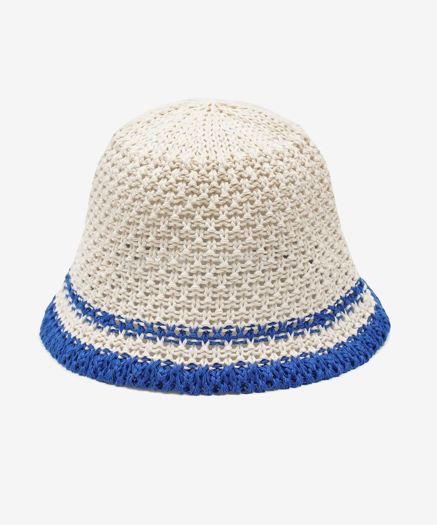 BENSIMON Stripe Bucket Hat - Blue