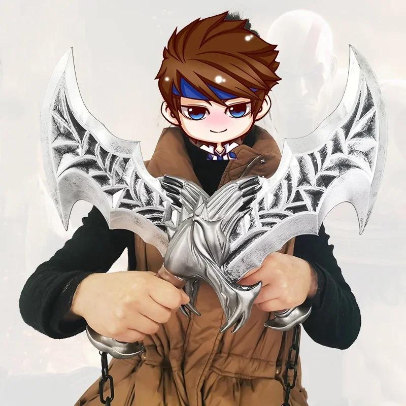 45cm Kratos Katana God of War 4 Sword Cosplay Prop PU Athena Blade Chaos Sword Real Size Japanese Katana Samurai Sword Toy Gift