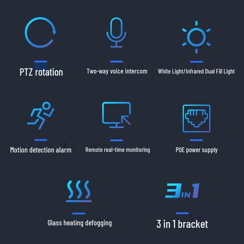 Hikvision 4MP Full-Color PTZ PoE Security Camera