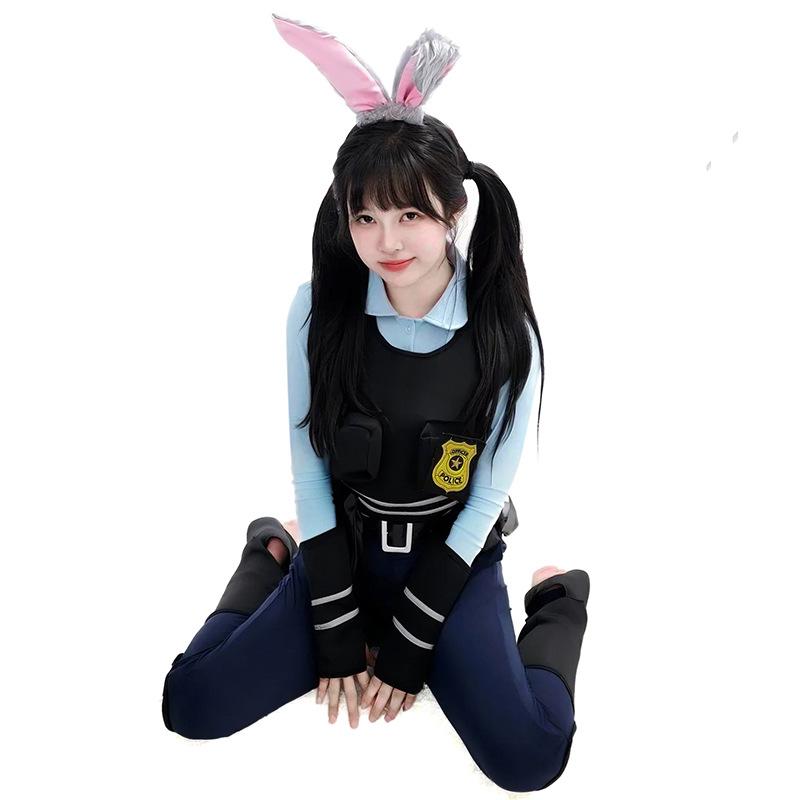 The Real Shot of Crazy Animal City Judy Rabbit Anthropomorphic Clothing, Full Set of Women's Clothing
