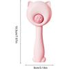 Cat Hair Removal Comb With Water Reservoir, Pink Cat Grooming Tool, Pet Hair Remover Brush For Cats