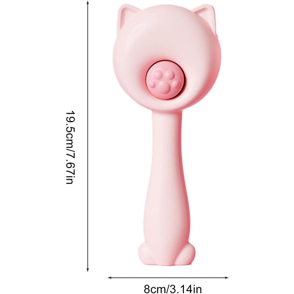 Cat Hair Removal Comb With Water Reservoir, Pink Cat Grooming Tool, Pet Hair Remover Brush For Cats