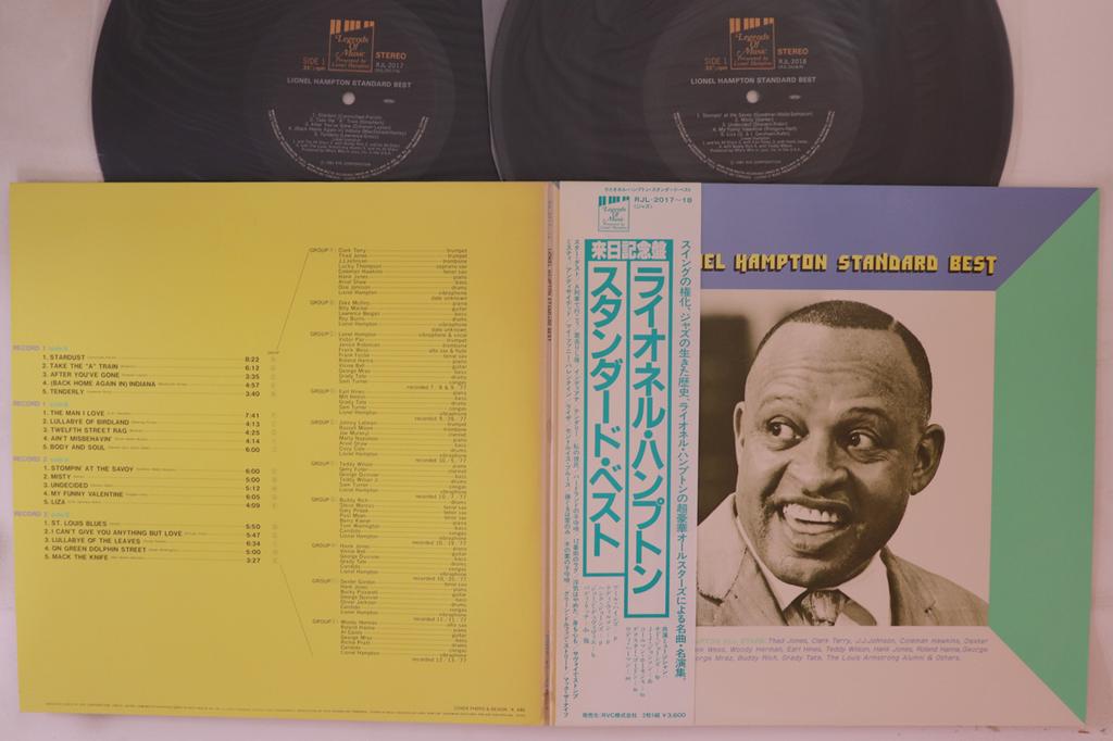 LP Schallplatte LIONEL HAMPTON - Standard Best RJL201718 LEGENDS OF MUSI 1981 Japan Obi Jazz Gebraucht