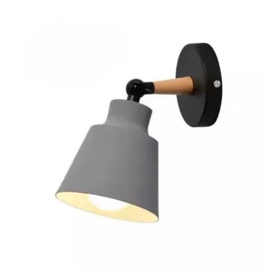 

Скандинавский настенный светильник из цельного дерева для спальни, современный минималистичный светодиодный настенный светильник Macaron, креативный настенный светильник для гостиной, коридора, прикроватный светильник No bulb