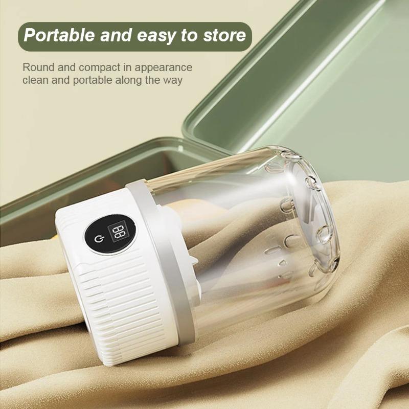 Underwear Washer with Laundry Cup Cordless Small Washing Machine Rechargeable Automatic Laundry Cup for Bra Underwear Socks