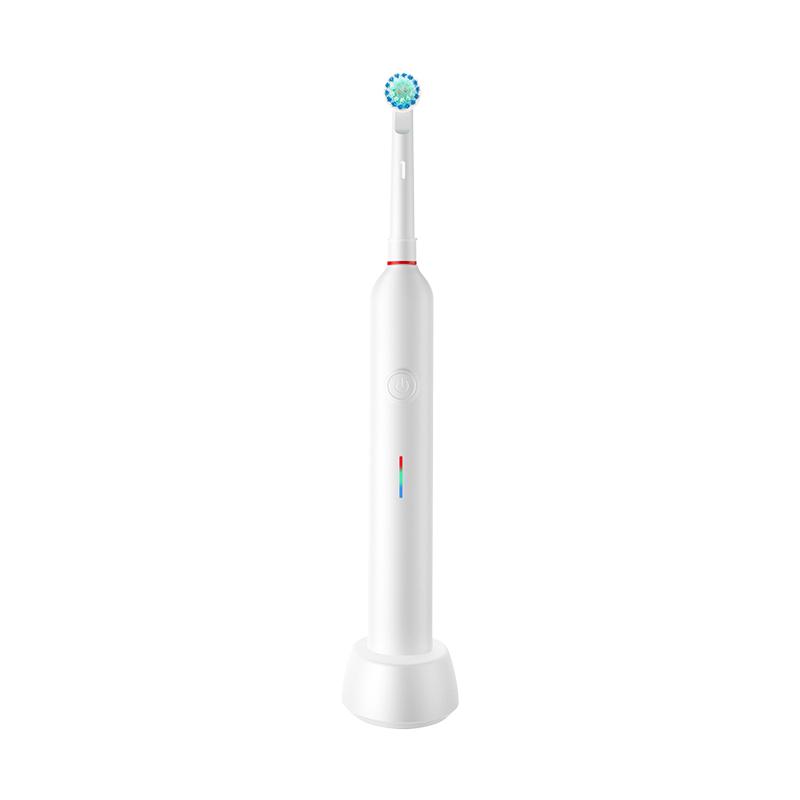 Teeth Whitening Electric Toothbrush Tooth Brush Portable Travel LED Light Waterproof Sonic Rotary Electric Toothbrush белый