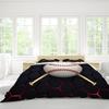 Baseball Bedding Kit Three-Piece Quilt Cover Geometric Honeycomb Digital Printing Home Textiles