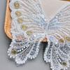 Bead Embroidered Gold Thread Embroidered Butterfly Hollow Collar Decal Patch Decoration Diy Clothing Accessories