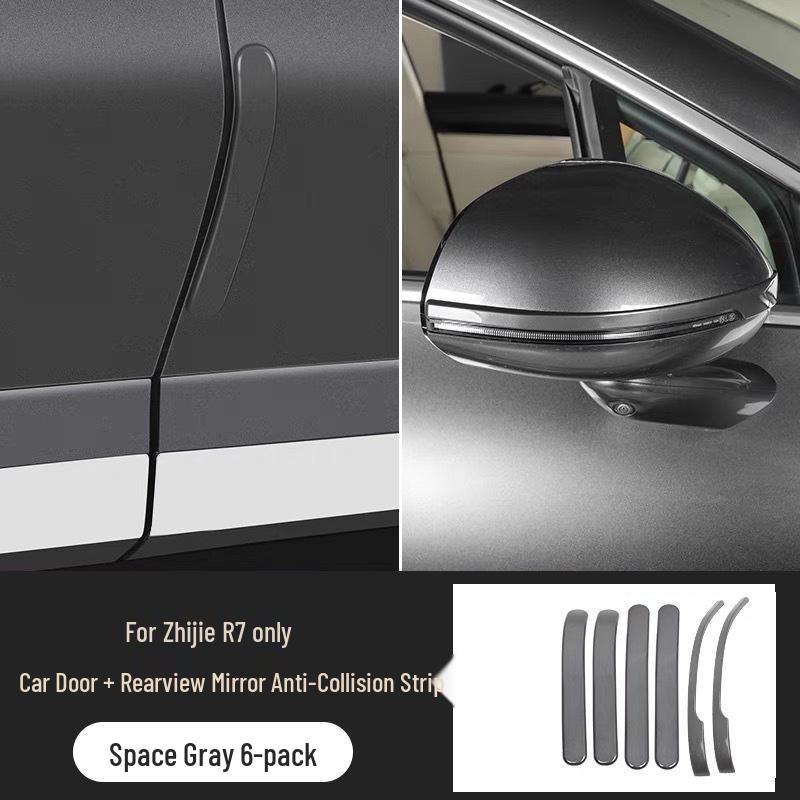 Zhiji R7 Rearview Mirror Anti-Collision & Anti-Scratch Interior Strip