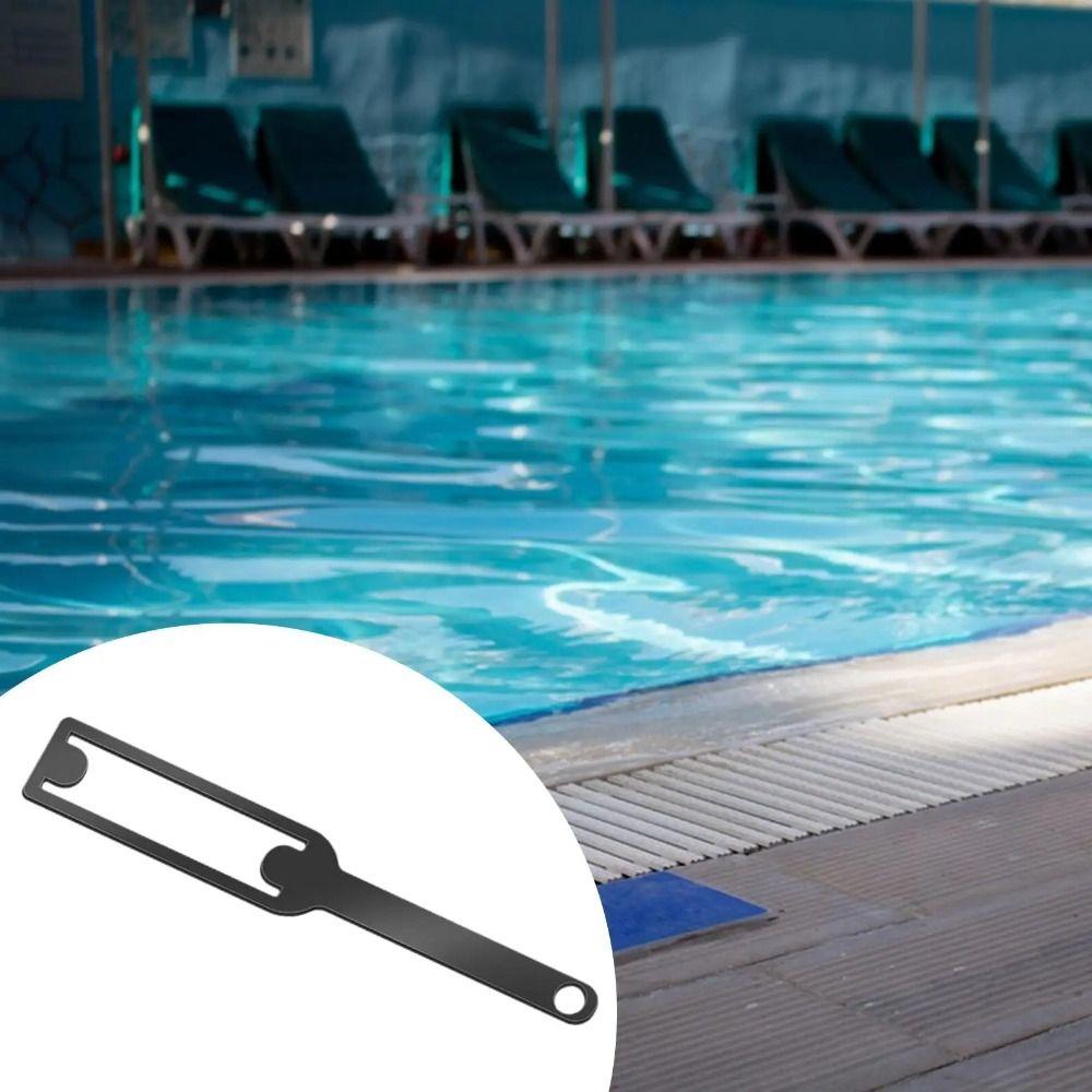Metal Lid Removal Wrench Durable Swimming Pool Wrench Filter Pump Cover Removal Wrench  Pumps