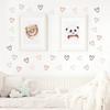 36Pcs Boho Hearts Wall Stickers For Home Living Room Children Girl Boy Bedroom Decoration Baby Nursery DIY Art Decals Wallpaper