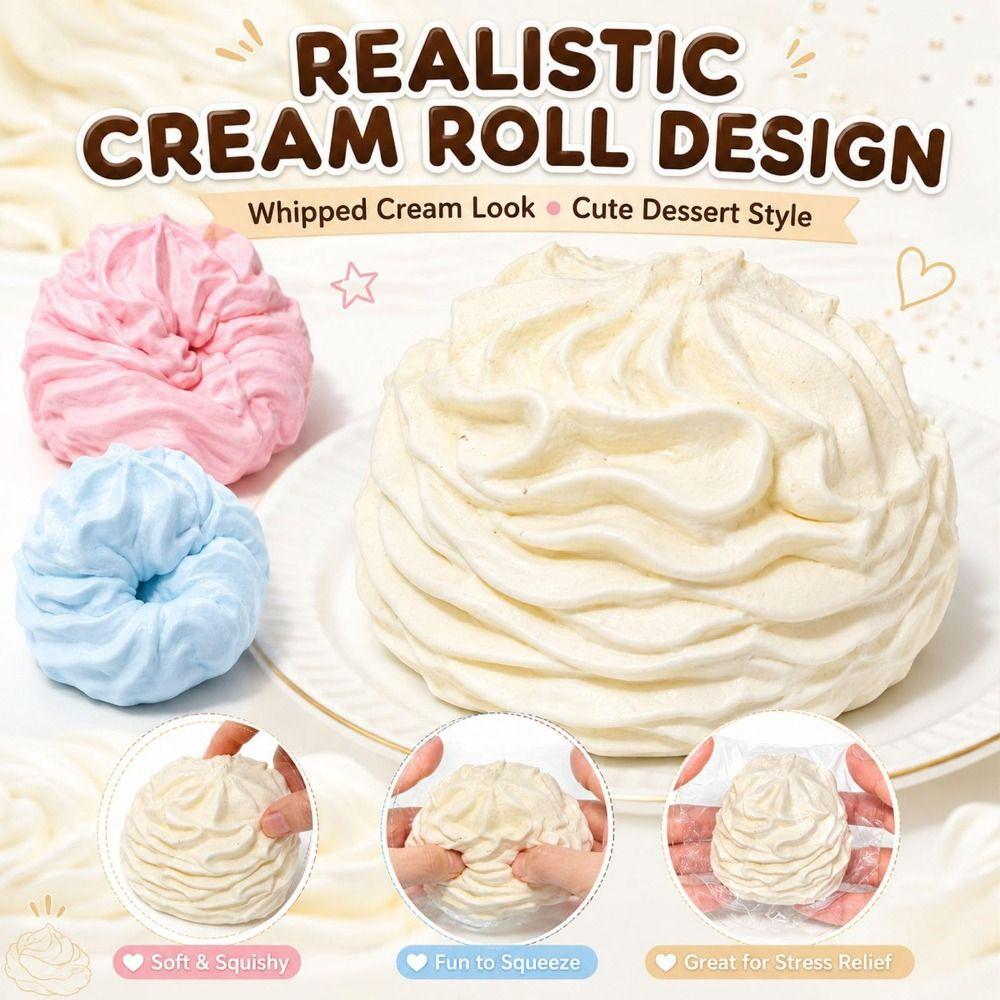 Soft Squishy Dessert Squishy Toy Anti-stress Stress Relief Toy Gifts Sensory Toy