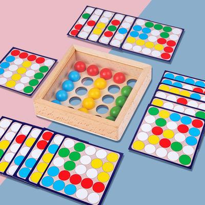 Infant Color Sorting 20 Cards Montessori Counting Early Learning Sensory Toy