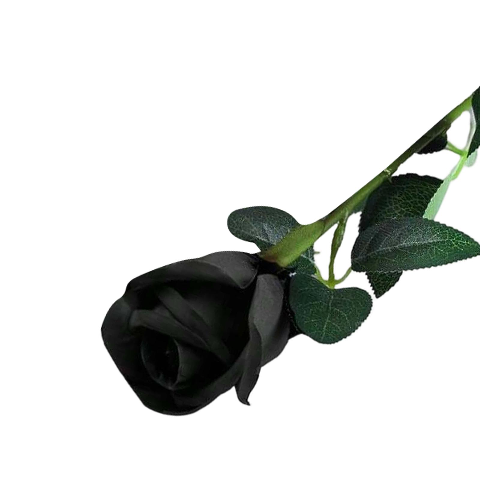 

Realistic Red Artificial Rose Bouquet, Lifelike Wedding Rose Decoration, Suitable For Parties And Home Décor, Artificial Flowers. One Size чорний