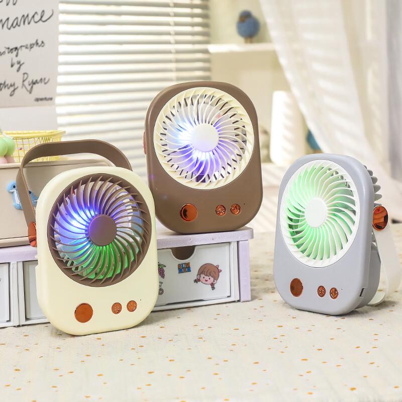 LINGPAN Mini USB Charging Handheld Fan 5-Pack