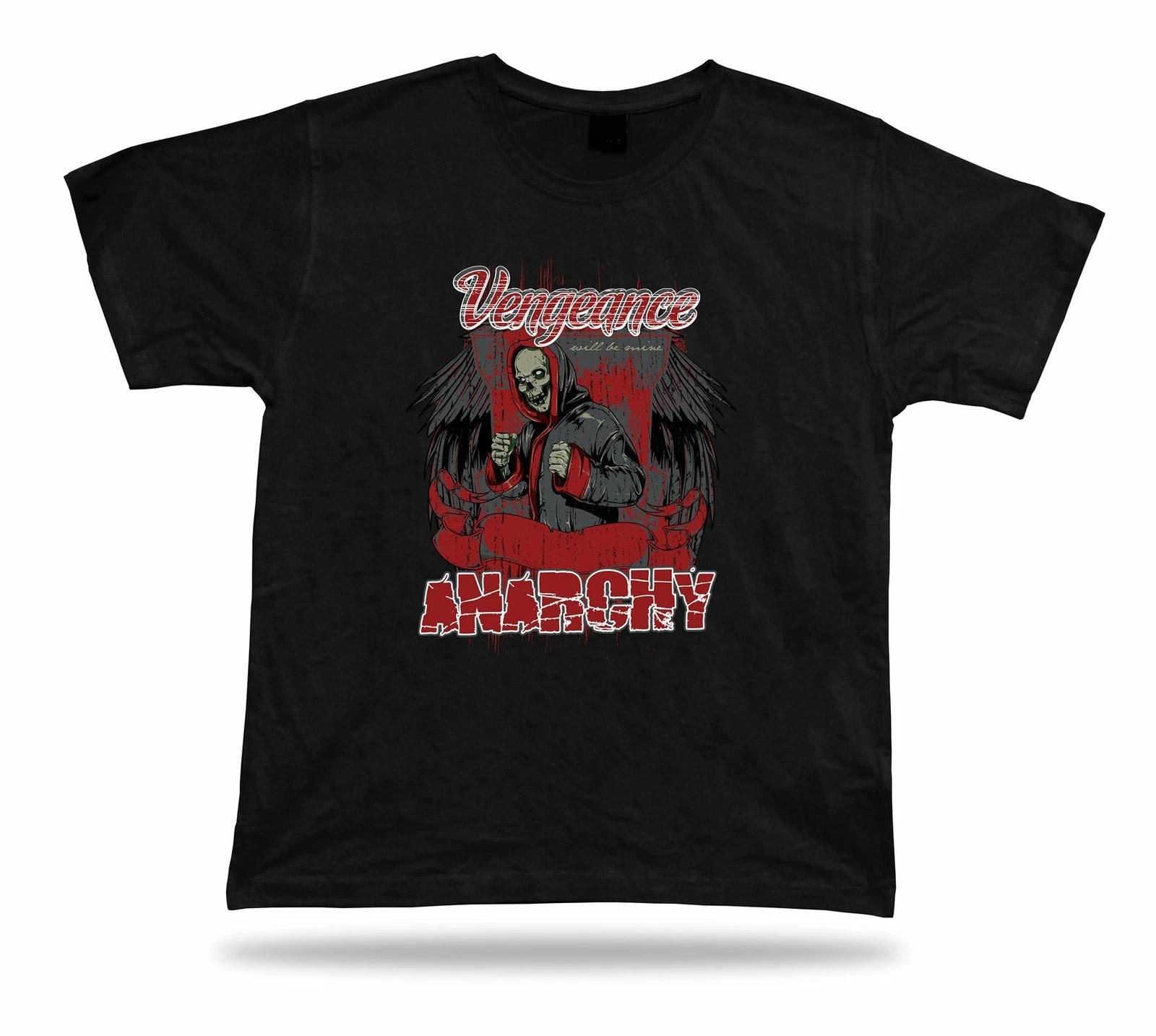 Tshirt Tee Shirt Birthday Gift Idea Vengeance Anarchy Grim Reaper Death Boxer 3XL