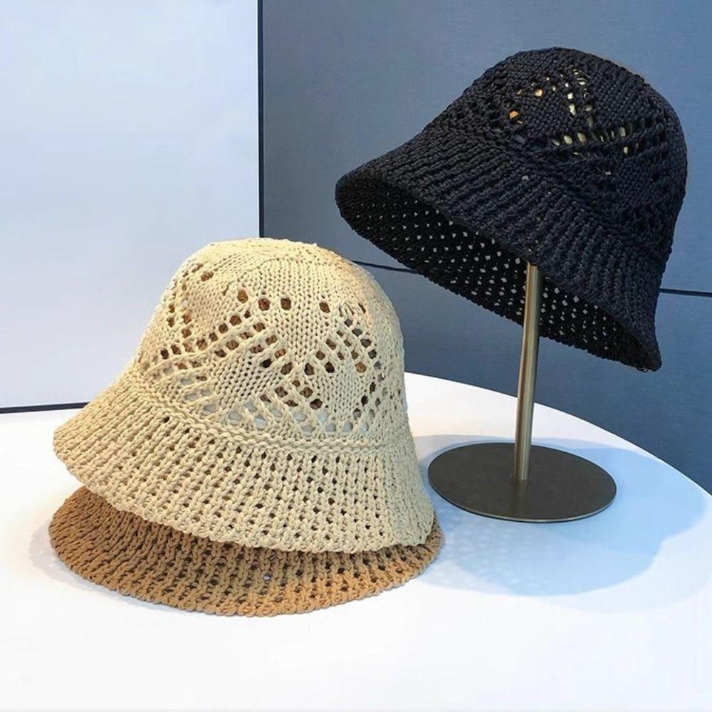Vintage Damen Fischerhut Faltbarer Hut mit breiter Krempe Langlebiger Sommer Sonnenhut Garten