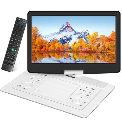 Didelis 1080P Full HD nešiojamasis DVD grotuvas Akies ir SD kortelės Maitinimas iš automobilio cigarečių žiebtuvėlio Vaizdas per elektros tiekimo sutrikimus Didelis nuotolinio valdymo pultas AV Sukimas Tinka vyresnio amžiaus žmonėms