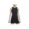 Nike Court Advantage Solid Color Quick-Dry Sleeveless Tennis Top Women tops Black FD5674-010