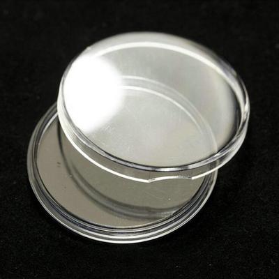 10Pcs 40Mm Applied Clear Round Cases Coin Storage Capsules Holder Round Plastic