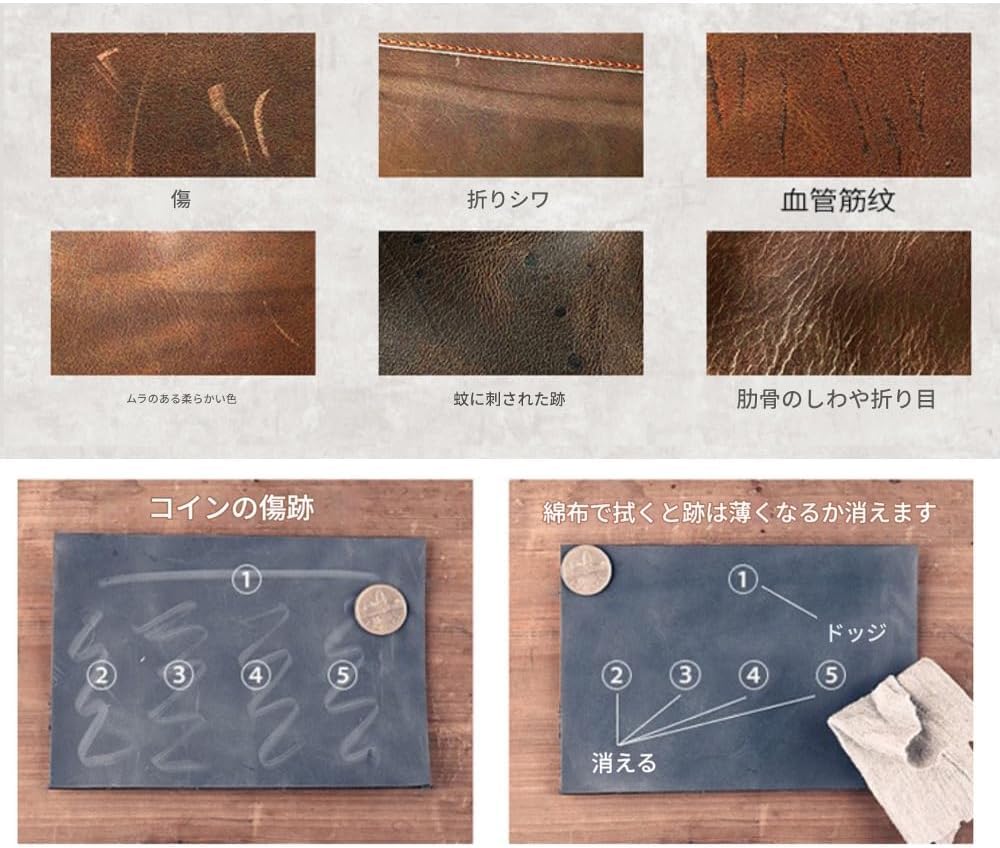 Genuine Leather Pencil Large Full Opening for Easy Smooth Crazy Horse Slim Suitable for and Students [EBISSY] Case, Capacity, Organization, Access,