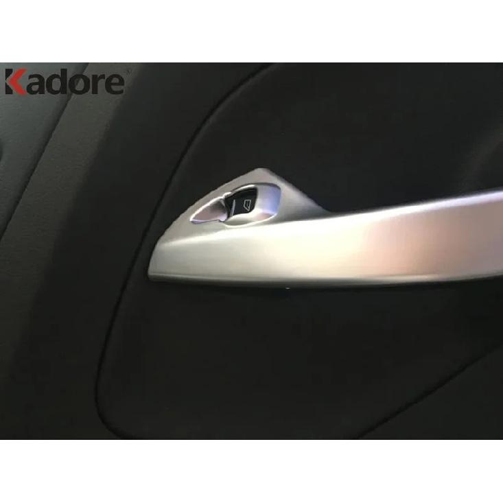 Car Inner Door Armrest Window Lift Switch Button Panel Cover Trim For Ford Kuga Escape 2017 2018  Matte Interior Accessories