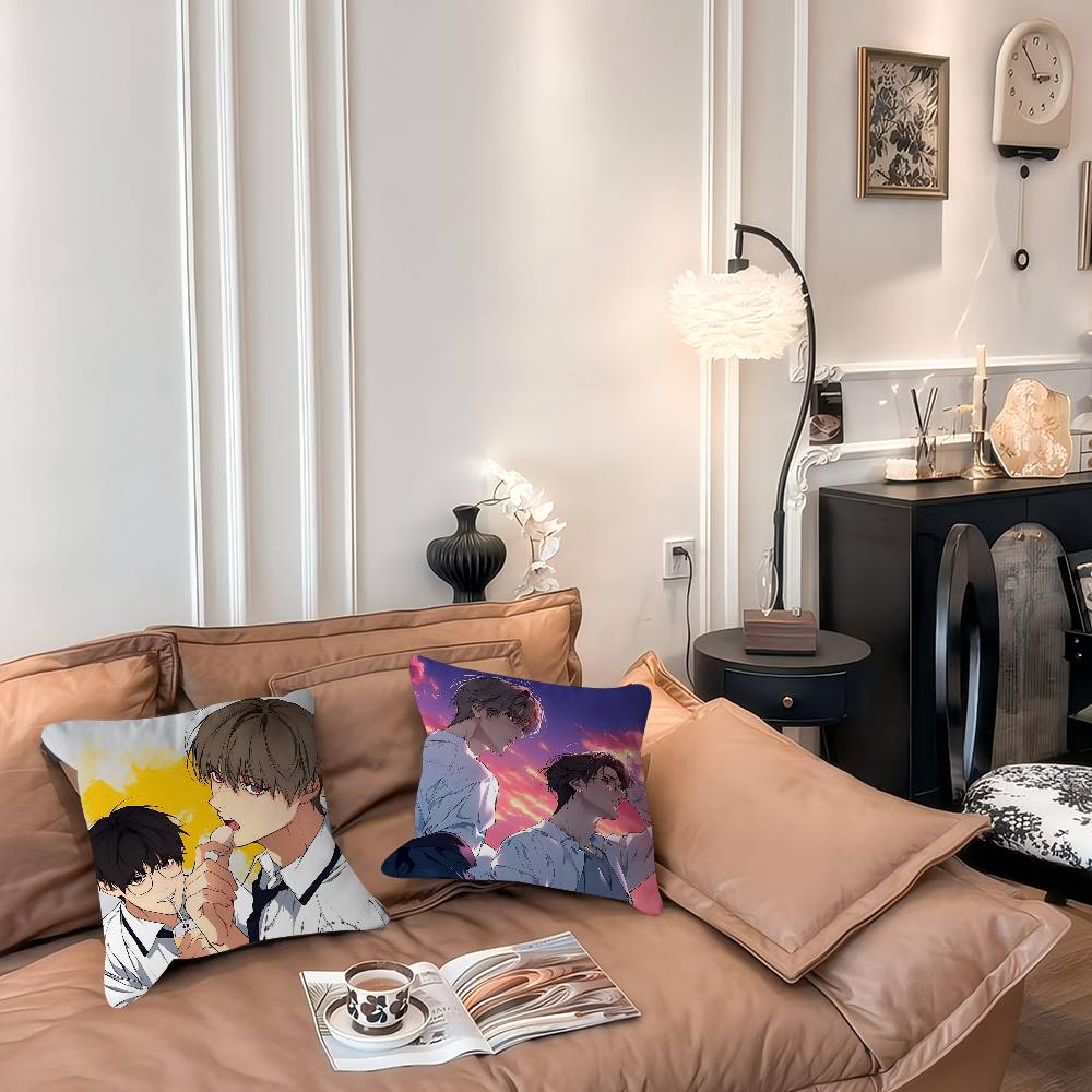 Anime Lost In The Cloud Pillow Cushion Cover Pillowcase Living Room Sofa Home Decor Customized