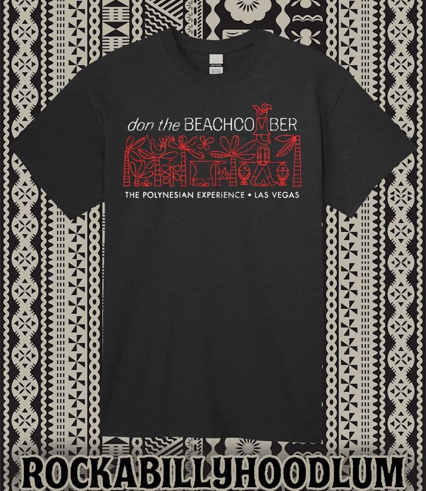 

Retro Tiki T Shirt 100% Cotton Bar Mug Restaurant Don The Beachcomber Las Vegas 2XL