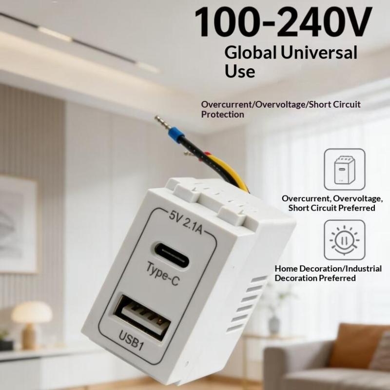 128 Type 220V To 5V USB Power Module 2.1A Fast Charge Transformer Adapter for Hobbyist Electronic DIY Projects