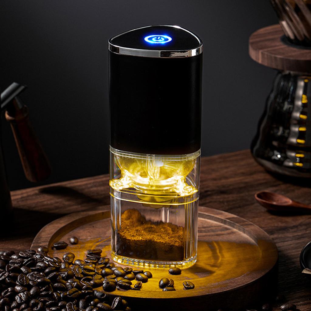 Kleine Kaffeemühle Automatisch Verbesserter Geschmack Tragbare Elektrische Kaffeemühle Wiederaufladbar 155ml Multifunktional für Draußen