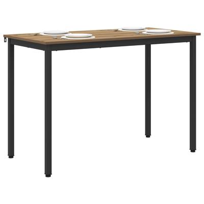 Dining Table 110 X 100 X 75 Cm Metal