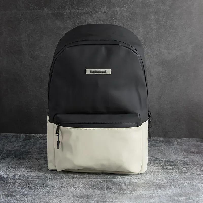 Men'S Embossed Logo Backpacks Female Multi-Pocket Casual Women Luxury Design Travel Bags High Quality Schoolbag Book Knapsacks