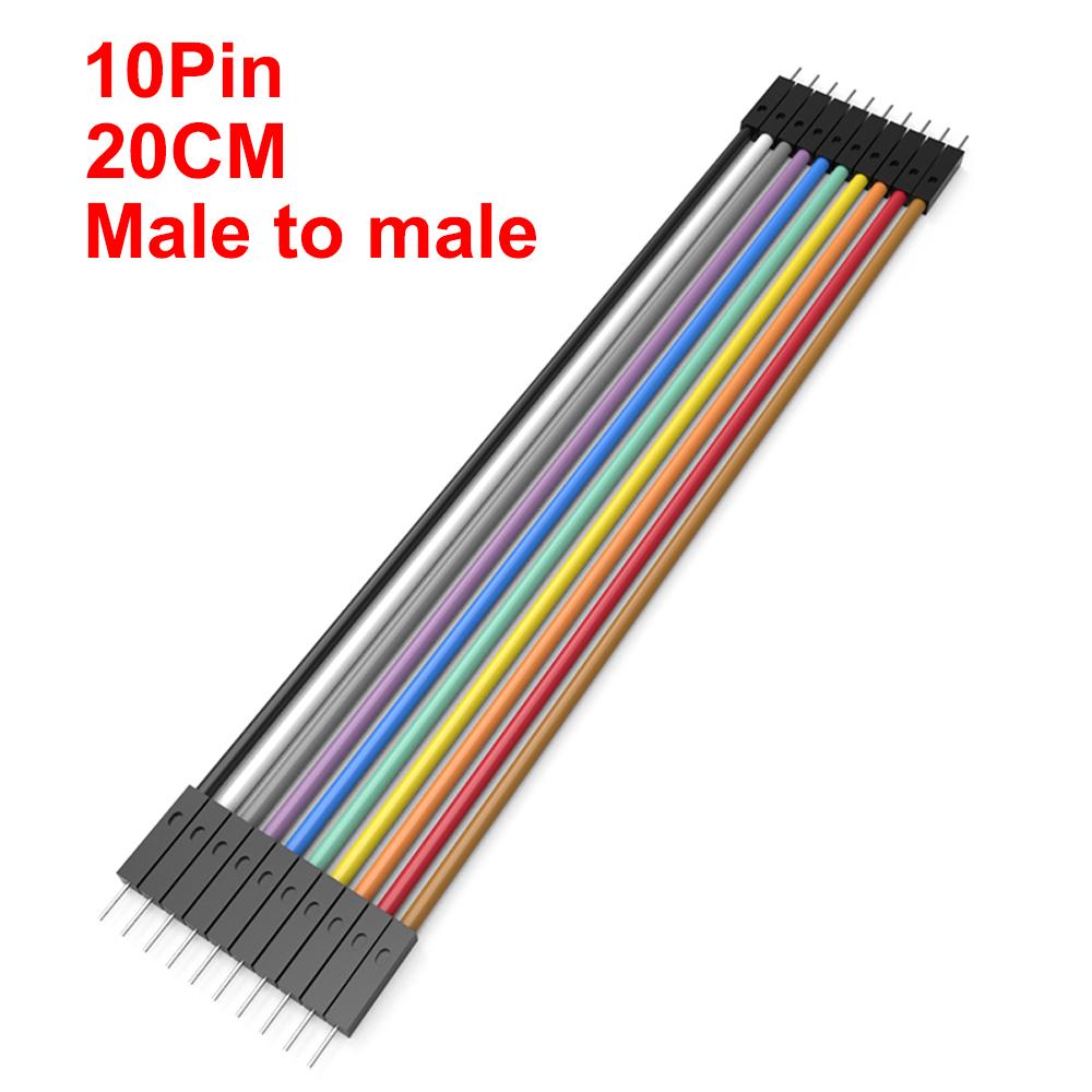 

40-контактна лінія Dupont для Arduino: штир-штир, штир-гніздо, гніздо-гніздо, 10см 20см 30см