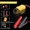 20V Jumper Cables Adapter For Dewalt- 2FT 8AWG Purple Copper, Large Clamps, Portable Battery Starter Auto Booster Cables For Cars/Lawn Mower/Tools,